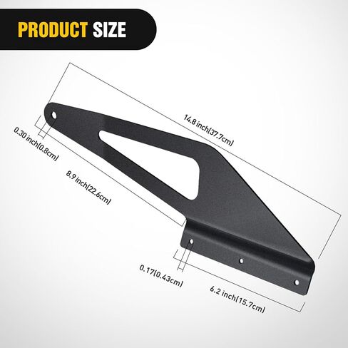 Nilight 50 inch LED Light Bar Bracket Mounting Upper Windshield Roof Cab Brackets Compatible with Jeep Grand Cherokee ZJ 1993 1994 1995 1996 1997 1998 in Saudi Arabia
