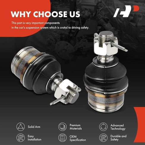 A-Premium 2 × وصلة كروية علوية أمامية، متوافقة مع Ford F-100 وF-150 وF-250 وBronco & Jeep Cherokee SJ وCJ5 CJ6 CJ7 CJ وCommando وJ10 وChevrolet Blazer وDodge & Fargo & International & Plymouth in Saudi Arabia