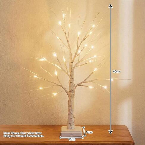 Ramadan Decorations Lighted Birch Tree with Wooden Eid Mubarak Hanging Tree Ornaments Moon Star Islamic Cutouts Lantern for Home Shop Office Deor in Kuwait