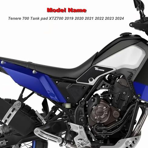 لياماها تينيري 700 T700 XTZ 700 XTZ 690 2019 2020 2024 الجانب خزان الوقود وسادة خزان منصات حامي ملصقات مائي الغاز قبضة الركبة وسادة تثبيت Tankpad in Saudi Arabia