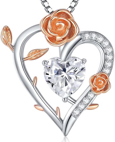 Gorgeous Moissanite Necklaces for Women - Valentine's Day Gifts for Wife Girlfriend, 925 Sterling Silver 1-3CT Moissanite Pendant Jewelry, Wedding Anniversary Birthday Christmas for Mom in Saudi Arabia