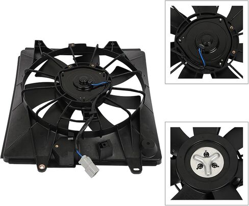 Radiator Cooling Fan Assembly Compatible with 2007-2009 for Honda for CR-V 2.4L,Radiator Fan Direct Fit Replacement for Engine Cooling Fan & Engine A/C Condenser in Saudi Arabia