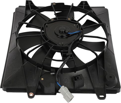 Radiator Cooling Fan Assembly Compatible with 2007-2009 for Honda for CR-V 2.4L,Radiator Fan Direct Fit Replacement for Engine Cooling Fan & Engine A/C Condenser in Saudi Arabia