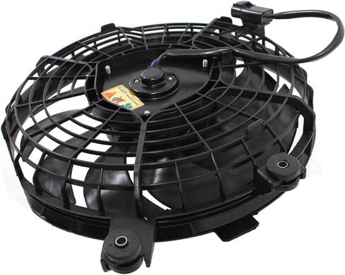 Replacement Radiator Cooling Fan Assembly Set fits Toyota Corolla 1996-1997 1.6L Sedan (Left and Right, Set of 2) in Saudi Arabia