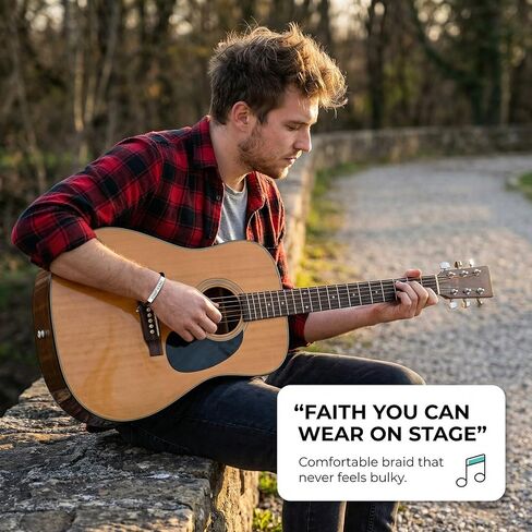 Christ is King Christian Bracelet Baptism Gifts for Boys Adjustable Waterproof Black Braided Cotton Cord, Stylish & Comfortable for Casual Wear Christian Gift For Men in Kuwait