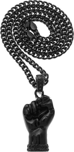 GWOOD Power Fist All Natural Wood or Metal Pendant Necklace in Kuwait