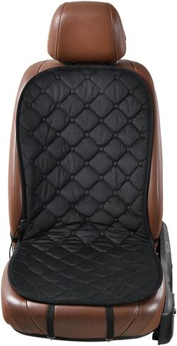 وسادة مقعد السيارة العالمية - غطاء خلفي ومقعد مريح بالكامل للسيارات والشاحنات وسيارات الدفع الرباعي والشاحنات الصغيرة (أسود، عبوة واحدة) in Kuwait