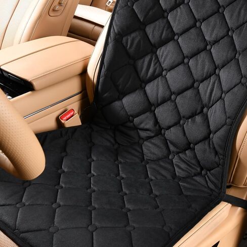 وسادة مقعد السيارة العالمية - غطاء خلفي ومقعد مريح بالكامل للسيارات والشاحنات وسيارات الدفع الرباعي والشاحنات الصغيرة (أسود، عبوة واحدة) in Kuwait