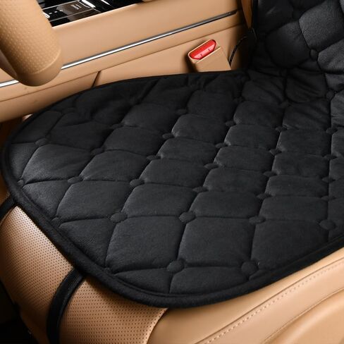 وسادة مقعد السيارة العالمية - غطاء خلفي ومقعد مريح بالكامل للسيارات والشاحنات وسيارات الدفع الرباعي والشاحنات الصغيرة (أسود، عبوة واحدة) in Kuwait