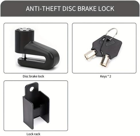 Bike Anti-Theft Disc Brake Lock for Electric and Mountain Bikes with Durable Aluminum Alloy in Saudi Arabia