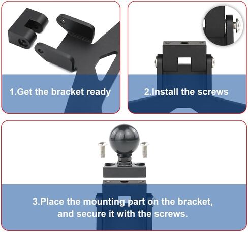 حامل نظام تحديد المواقع xitomer مناسب للنينجا 1000 SX 2017-2025 حامل نظام تحديد المواقع مناسب لـ Z1000SX 2011-2017 مناسب لقوس ملاح الكرة RAM in Kuwait