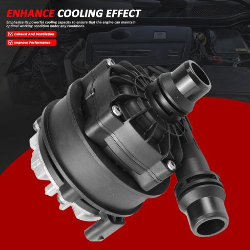 Engine Coolant Auxiliary Water Pump Electric Heater Coolant Pump Fits for Mercedes-Benz C E S GLE GLC Class C180 C200 E260 E300 E350 S400 S500 Replace# 0005002686 0005001386 0392024115 in Saudi Arabia