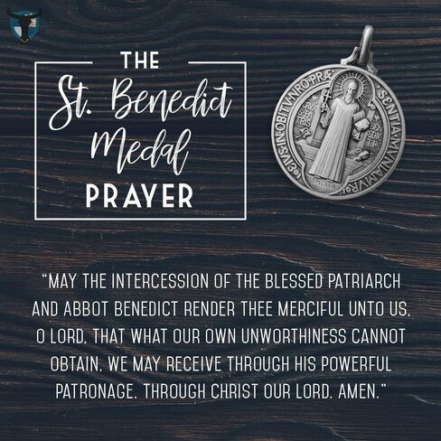 San Francis Imports St Benedict Crucifix Wooden Table Cross With Base - Handmade Saint Benedict Cross Decor - Catholic Crucifix - 9.5 Inches - Made in Italy-Dark Cherry Wood in Kuwait