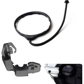 2 PCS Fuel Filler Cap Clip and Fuel Tank Cap Rope Tether, Replace OEM #17670-SJA-013 91594-SNA-A01, Compatible with Honda Accord Civic CRV in Kuwait