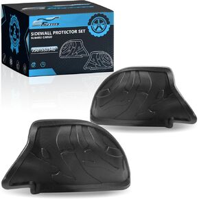 واقيات جانبية للشحن (مجموعة مكونة من قطعتين) - مناسبة تمامًا لموديلات Forester Wildersness 2019-2024 - استبدال بطانة صندوق السيارة المطاطية شديدة التحمل لتصنيع المعدات الأصلية J501SSJ340 in Kuwait