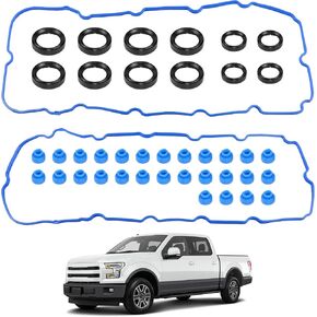 Engine Valve Cover Gasket Set Compatible with 2014 2015 2016 2017 Ford F150 2018 2019 2020 Ford Mustang V8 5.0L 5.2L Replaces VS50902R in Kuwait