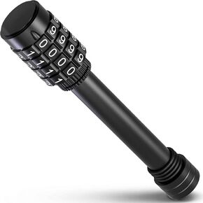 Keyless Combination Trailer Hitch Pin Lock for RV, Boat, and Truck - 5/8" Pin with 3.5" Usable Length, 30,000 lbs GTW - Heavy Duty Security Lock for 2" & 2.5" Receivers Class III IV V (Black) in Kuwait