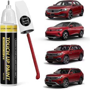 (أبيض نقي (LC9A) طلاء السيارة لسيارات فولكس فاجن، طقم إصلاح خدوش طلاء السيارة، قلم مزيل الخدوش الفاخر 2 في 1 مع لون مطابق تمامًا in Kuwait