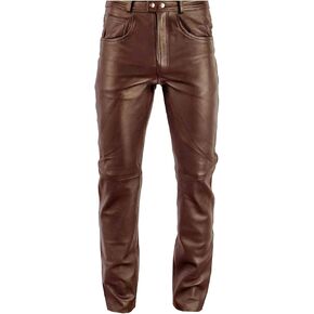 Genuine Leather Pants for Men Bikers Fashion Pants 100% Real Leather in Saudi Arabia