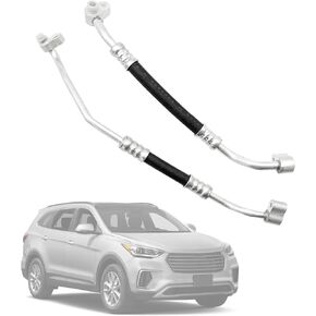 Radiator Water Pipe & Tube 97761-2W801 97761-2W800 Compatible With 2013-2018 Hyundai Santa Fe 2019 Hyundai Santa Fe XL,A/C Refrigerant Discharge Hose Replacement 977612W801 977612W800 in Kuwait