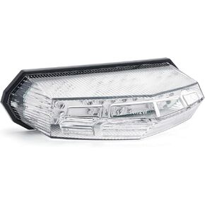 Universal Integrated Motorcycle 25 LED Tail Light With Turn Signal Function For Dirt Bike Buggy Chooper Cruiser ATV (Smoke/Stop Alert) in Saudi Arabia