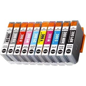 Compatible PFI-300 PFI300 Ink Cartridges for ImagePROGRAF PRO-300 Printer Available in 10 20 30 40 50pcs(PFI-300-30pcs 5set) in Kuwait