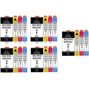 Compatible Ink Cartridge 902 903 904 905XL for Officejet Pro 6960 6961 6965 6966 6968 6970 6971 6974 6975 6978 6979 Printers(1set) in Kuwait