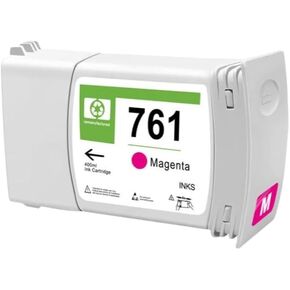 761 Ink Replacement Cartridge Full with Pigment Ink 6Colors Compatible with DesignJet T7100 T7200 Printer Series(761-400ml-Y) in Kuwait