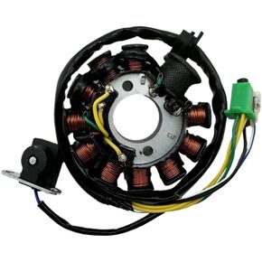 الإشعال الثابت مغناطيسي 11 القطب 6 لفائف 12 فولت متوافق مع قطع غيار السيارات والدراجات النارية GY6 125 150cc الدراجة سكوتر ATV Roketa in Kuwait