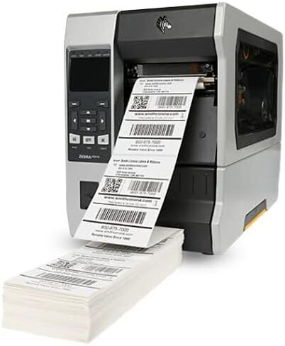 Smith Corona - 2 Stacks - Fanfold 4" x 6" Direct Thermal Labels, 4000 Labels Total, Made in The USA, for Thermal Printers (2000 Labels Per Stack) - Zebra Compatible in Saudi Arabia