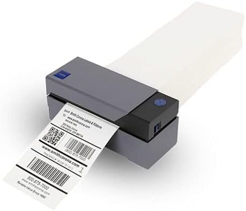 Smith Corona - 2 Stacks - Fanfold 4" x 6" Direct Thermal Labels, 4000 Labels Total, Made in The USA, for Thermal Printers (2000 Labels Per Stack) - Zebra Compatible in Saudi Arabia
