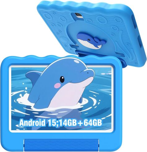 YosaToo Tablet 10 بوصة Android Tablet، Android 11 Tablet مع حافظة متضمنة، 3GB RAM 64GB ROM 512GB توسيع، جهاز لوحي WiFi 10 بوصة IPS HD شاشة تعمل باللمس كاميرا مزدوجة عمر بطارية طويل in Kuwait