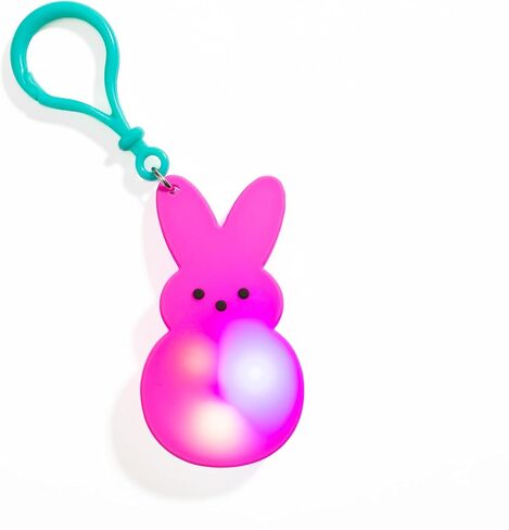 سحر أرنب عيد الفصح المضيء للأطفال من بيبس - 12 حزمة من ألعاب المشبك المتوهجة بنمط اللمحات LED بثلاثة ألوان، حشوات سلة عيد الفصح، هدايا الحفلات، جوائز الفصول الدراسية، هدايا الربيع الخالية من الحلوى in Kuwait