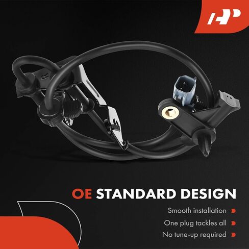 A-Premium ABS Wheel Speed Sensor Compatible with Chrysler & Dodge Models - Town & Country, Caravan, Grand Caravan, 2006-2007, Front Right Passenger Side, Replace# 4683470AE, 4683470AF in Saudi Arabia