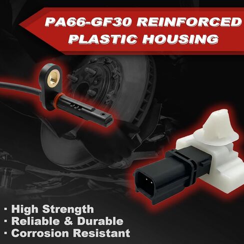 مستشعر سرعة عجلة ABS 4 قطع: أمامي خلفي يسار ويمين متوافق مع Acura 2009-2014 TSX L4 2.4L V6 3.5L، Honda 2008-2012 Accord L4 2.4L V6 3.5L، 2010-2011 Accord Crosstour V6 3.5L، 2012 CR-V L4 2.4L in Kuwait