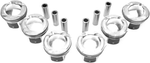 6-Piece Engine Piston and Ring Set with Wrist Pins for 2019+ F-Pace 3.0L I6 AJ20P6 Turbocharged Ingenium Engine in Saudi Arabia