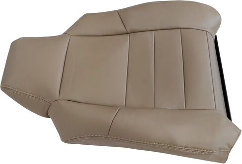GXARTS Tan Leather Driver & Passenger Side Bottom Replacement Seat Cover & Top Lean Back Cover & Foam Cushion Fit for Ford F250 F350 F450 F550 Lariat XLT 2002-2007 Excursion 2002 2003-2005 in Saudi Arabia