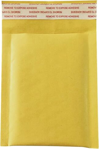 5x7 Inches Small Padded Envelopes Kraft Bubble Mailers Self Seal Shipping Envelopes Bags 50 Pack in Kuwait