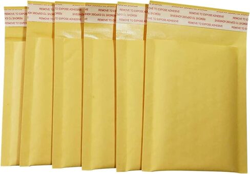 5x7 Inches Small Padded Envelopes Kraft Bubble Mailers Self Seal Shipping Envelopes Bags 50 Pack in Kuwait