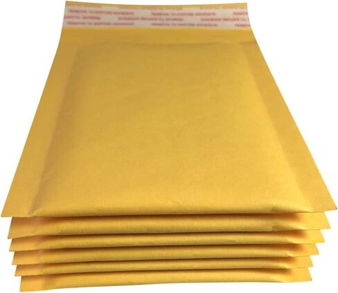 5x7 Inches Small Padded Envelopes Kraft Bubble Mailers Self Seal Shipping Envelopes Bags 50 Pack in Kuwait