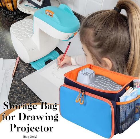 Storage Bag for Flycatcher Drawing and Tracing Projector Drawing Robot for Kids Organizer Portable Carrying Case for Magic Painting Robot and Other Accessories in Kuwait