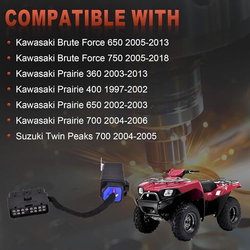 1038-1035-2001 طقم المحرك اليدوي 4WD 16172-0037 متوافق مع كاواساكي 2002-2017 سوزوكي توين بيكس LT-V700F 2004 بروت فورس برايري KVF750 in Kuwait