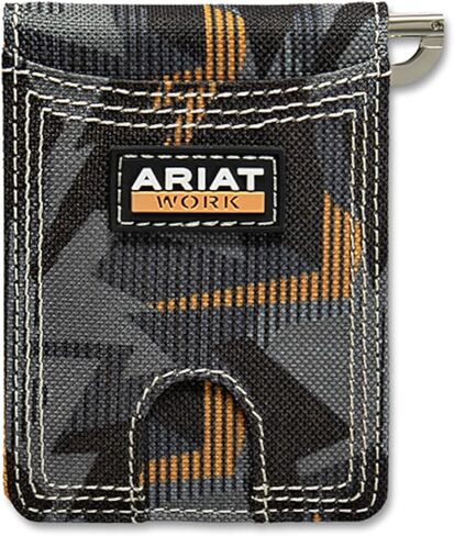 ARIAT Mens Work Bifold Money Clip Bold Print Multi Color A3402197 in Saudi Arabia
