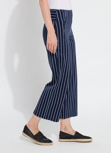 Lyssé Esme Wide Leg Crop Pants for Women, Casual Wear, Lightweight Summer Pull on Cropped Pants for Women in Saudi Arabia