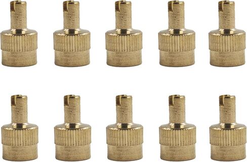 20PCS Tire Valve Stem Caps, Electroplated Brass Slotted Valve Caps with Valve Core Remover and O-Ring, Universal Fit for Cars, Trucks, Motorcycles, Bicycles(Silver) in Saudi Arabia