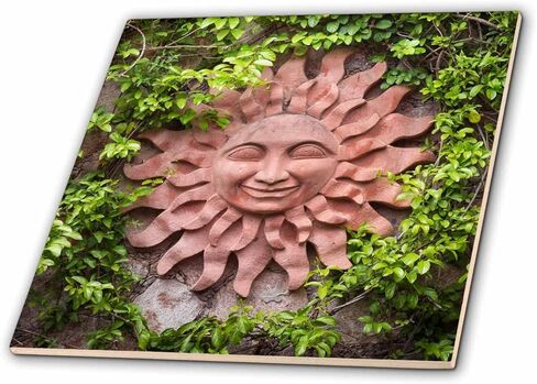 3dRose Mexico, San Miguel De Allende Decoration on Garden Wall Ceramic Tile, 6" in Saudi Arabia