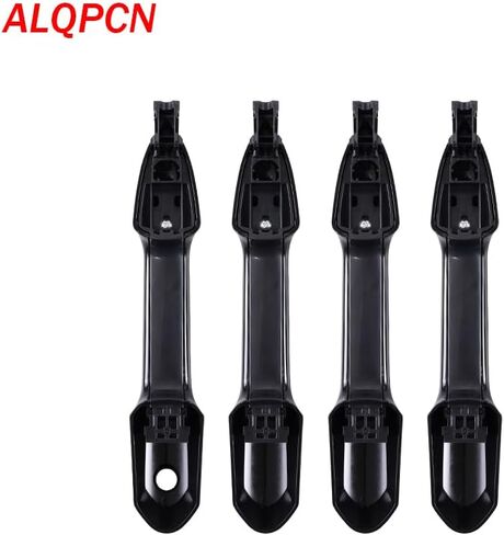Black Painted 1 Lot Exterior Door Handle Compatible with Toyota RAV4 Highlander Sienna 2019-2024 Without Keyless Entry in Saudi Arabia