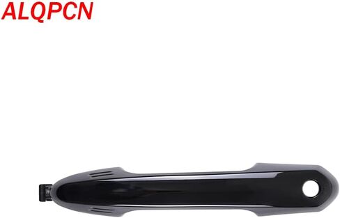 Black Painted 1 Lot Exterior Door Handle Compatible with Toyota RAV4 Highlander Sienna 2019-2024 Without Keyless Entry in Saudi Arabia
