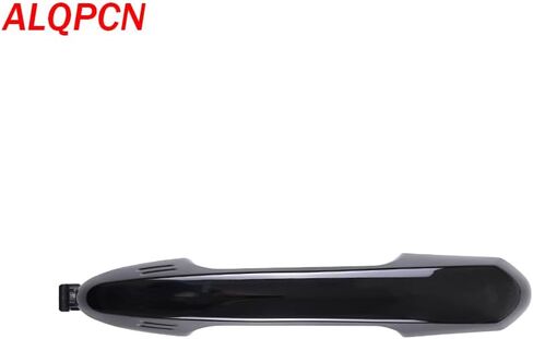 Black Painted 1 Lot Exterior Door Handle Compatible with Toyota RAV4 Highlander Sienna 2019-2024 Without Keyless Entry in Saudi Arabia