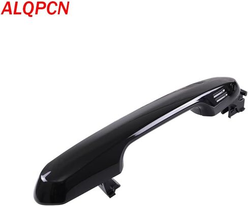 Black Painted 1 Lot Exterior Door Handle Compatible with Toyota RAV4 Highlander Sienna 2019-2024 Without Keyless Entry in Saudi Arabia